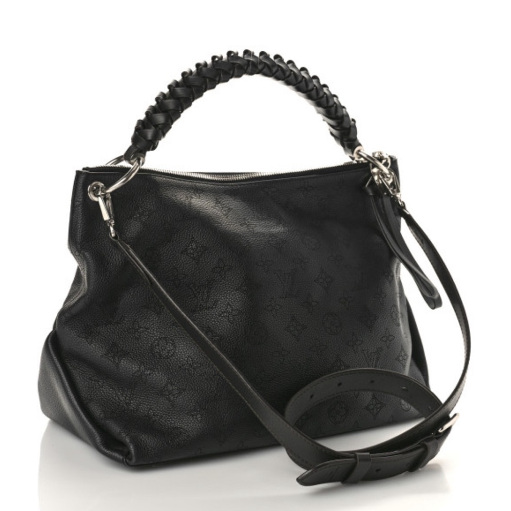 Louis Vuitton Braided Handle Beaubourg Hobo Mahina Leather MM